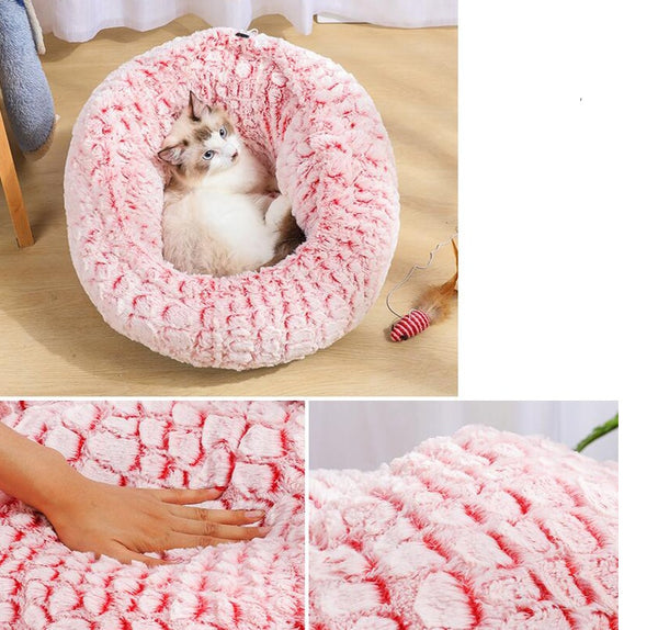 CozyNest Plush Pet Sofa Bed