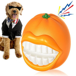 Orange Squeaker Dog Toy – Strong, Fun, and Safe for Endless Playtime