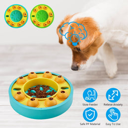 Interactive Dog Puzzle Feeder